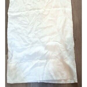 Pair Cream Restoration Hardware Stone Washed Belgian Linen King Pillowcases